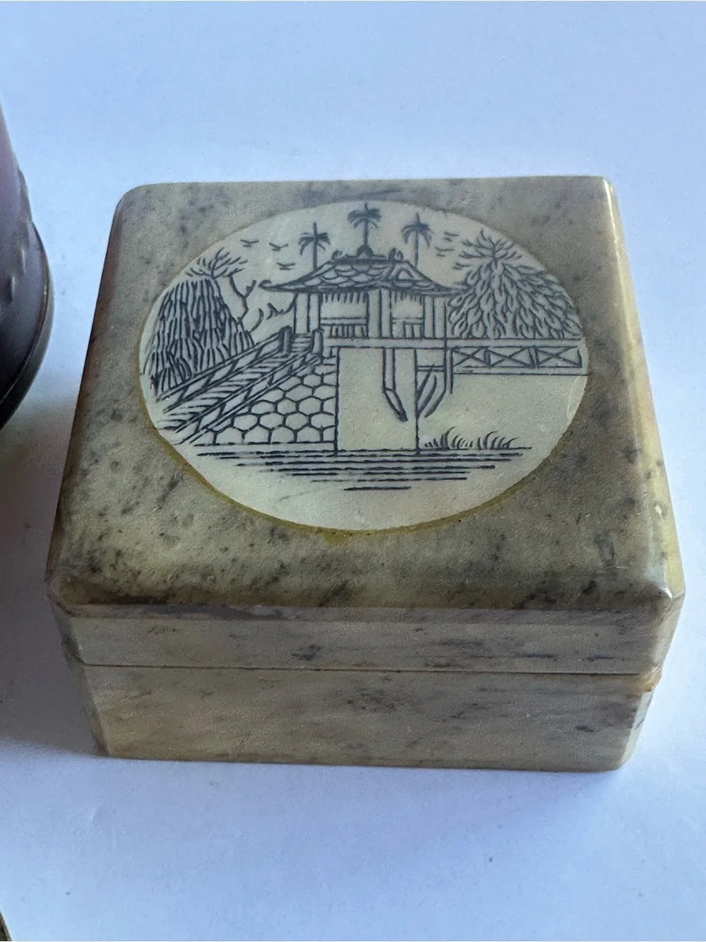 Set of Three Decorative Trinket Boxes